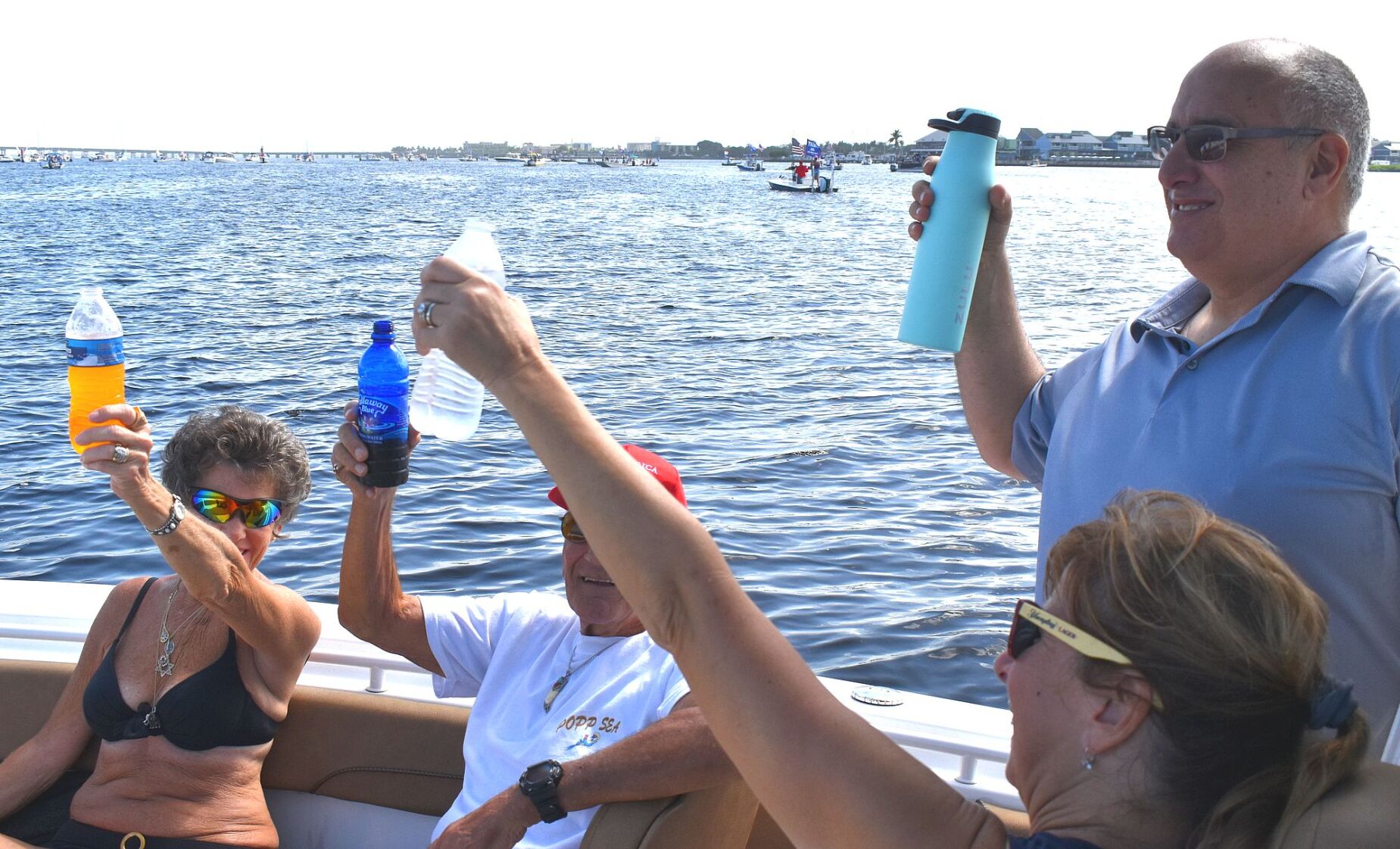 Sunday President Trump boat parade in Charlotte Harbor